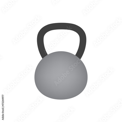 kettlebell icon- vector illustration