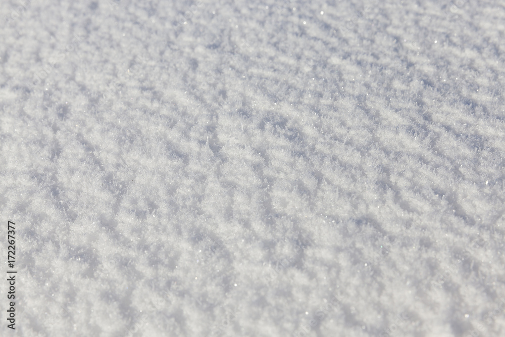 Fototapeta premium Snow drifts in winter