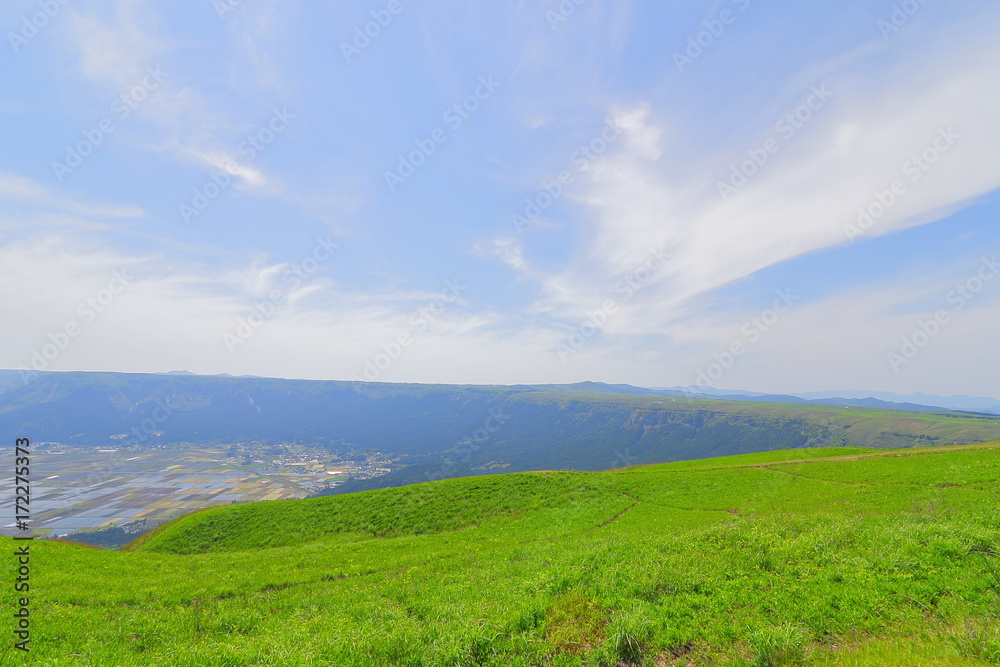 阿蘇大観峰の風景