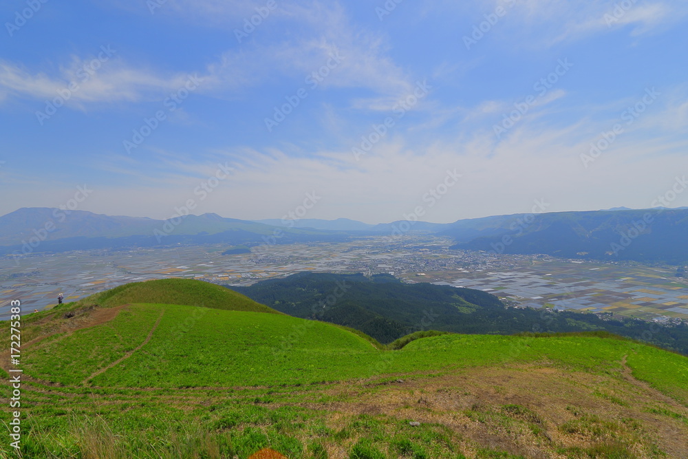 阿蘇大観峰の風景