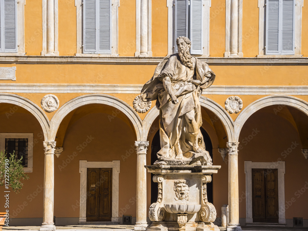Obraz premium Palace at Roman Catholic Archdiocese of Pisa called Palazzo dell Arcivescovado