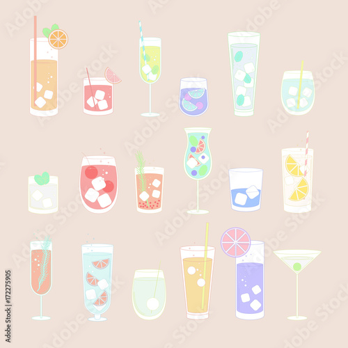 Vector of a beverage