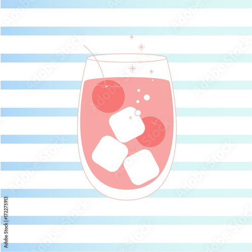 Vector of a beverage