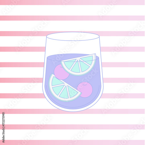 Vector of a beverage