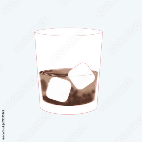 Vector of a beverage