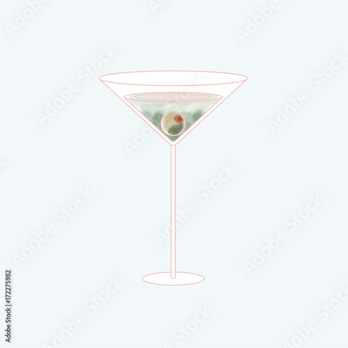 Vector of a beverage