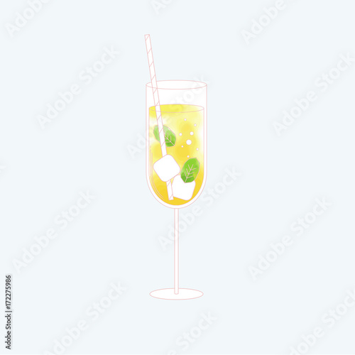 Vector of a beverage