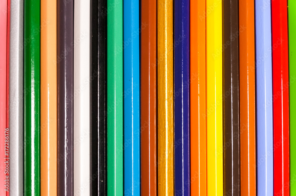 Obraz premium colorful of color pencil.abstract background