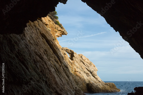 Grottos at coast
