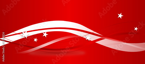 Welle Wellen Rot Red Band Banner Sterne Weihnachten 