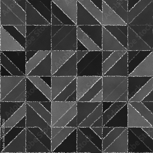 Abstract geometric background with blackboard