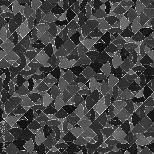 Abstract geometric background with blackboard
