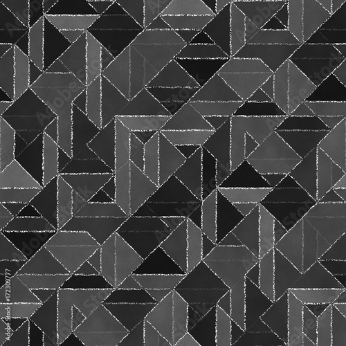 Abstract geometric background with blackboard