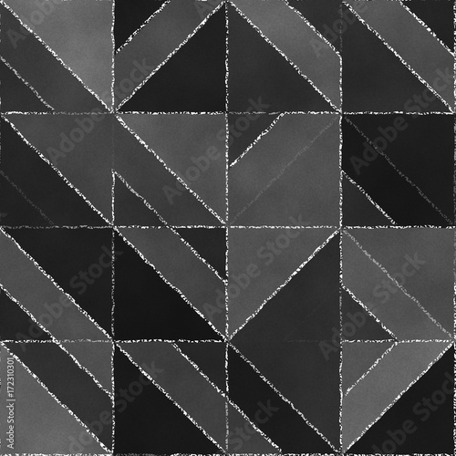 Abstract geometric background with blackboard
