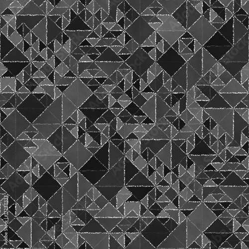 Abstract geometric background with blackboard