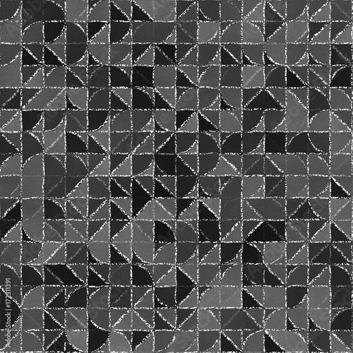 Abstract geometric background with blackboard