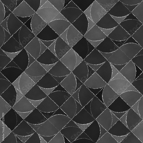 Abstract geometric background with blackboard