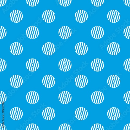 Striped sewing button pattern seamless blue