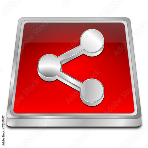 Share Button - 3D illustration