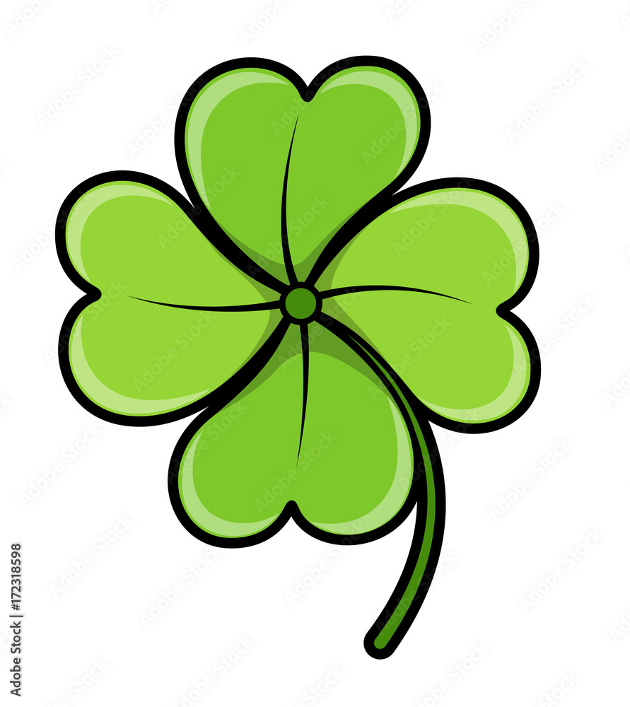 Retro Clover Leaf Design Retro Clover Leaf Design
