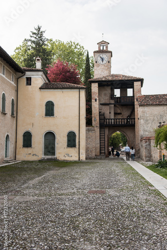 Historic palaces along the Cordovado streets photo