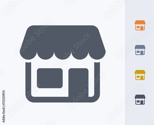 Shop - Carbon Icons. A professional, pixel-aligned icon designed on a 32 x 32 pixel grid and redesigned on a 16 x 16 pixel grid for very small sizes.