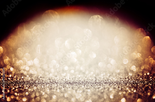 Abstract background with smooth rounded bokeh lights circles.