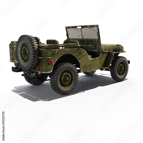 Jeep Willys back photo