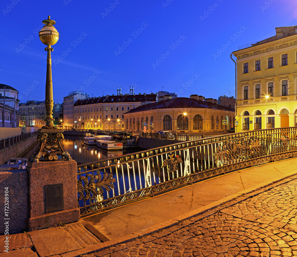 Obraz premium The river Moika in St. Petersburg
