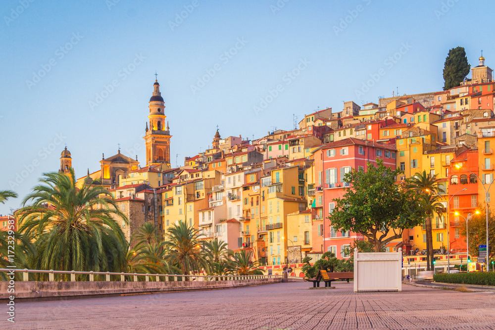 Promenade of Menton - France