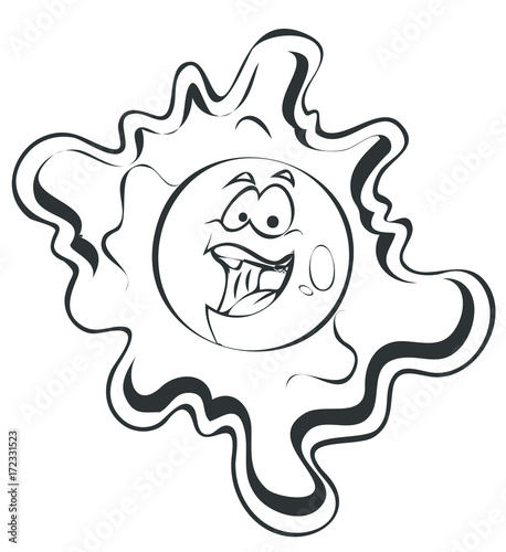 Cartoon Ameba Vector