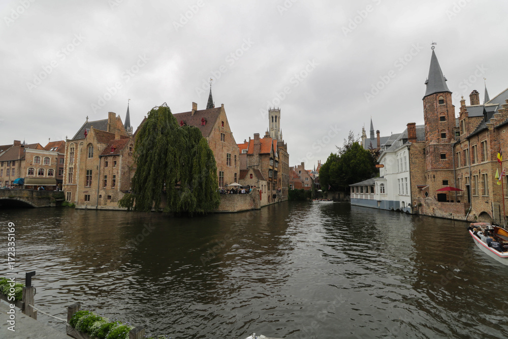 Fototapeta premium Canale di Bruges