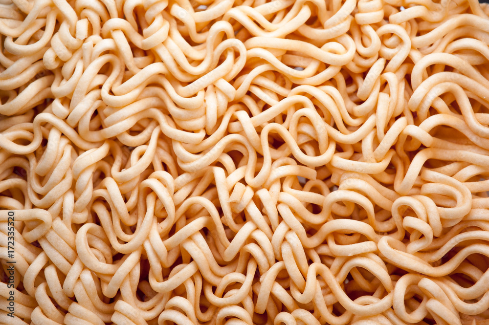 Close up shot raw asian noodle texture. Close up shot raw asian noodle texture.