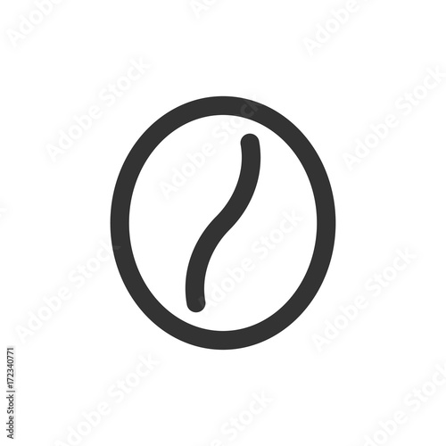 Coffee Line - Coffee Bean Icon