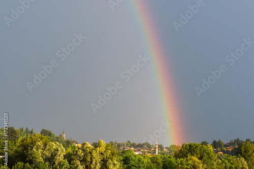 Rainbow in the countryside © Nicola Simeoni