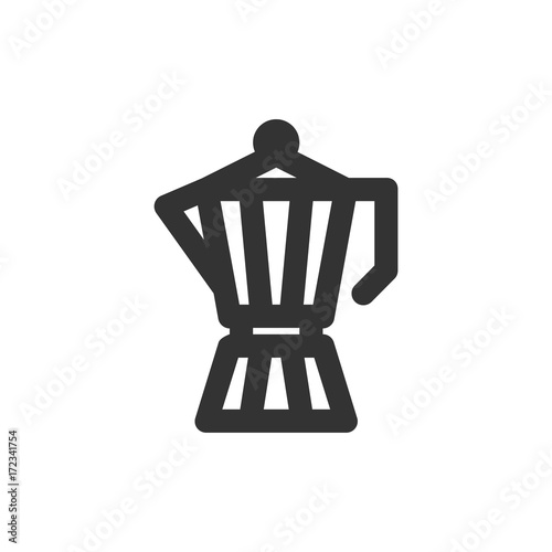 Coffee Line - Moka Pot Icon