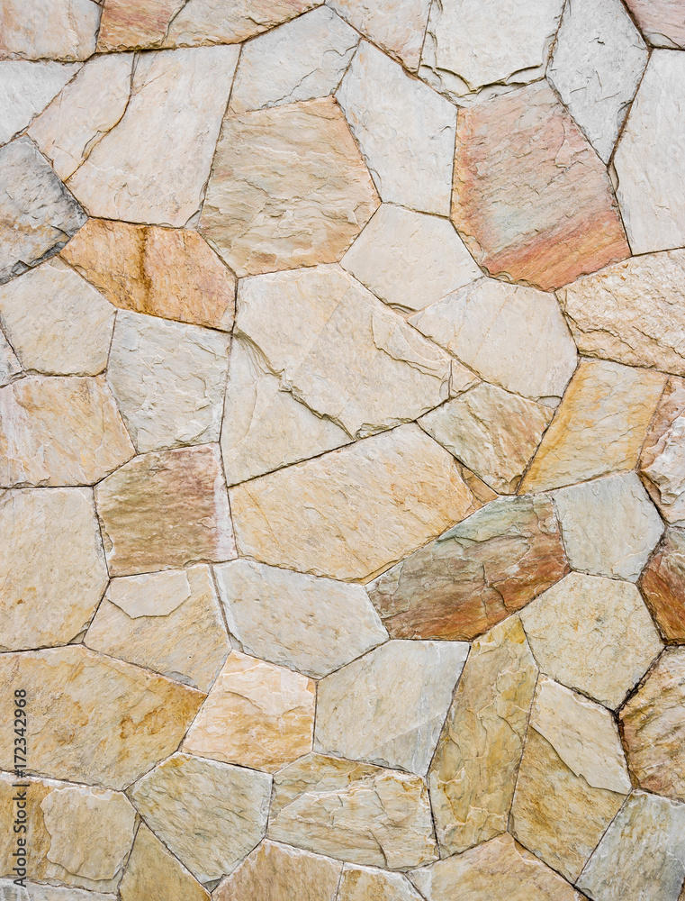 natural stone texture background for tile wall design. Stock Photo