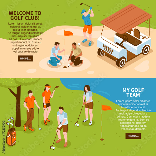 Golf Banners Set 