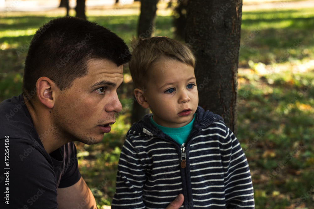 father and son facial expression father and son facial expression