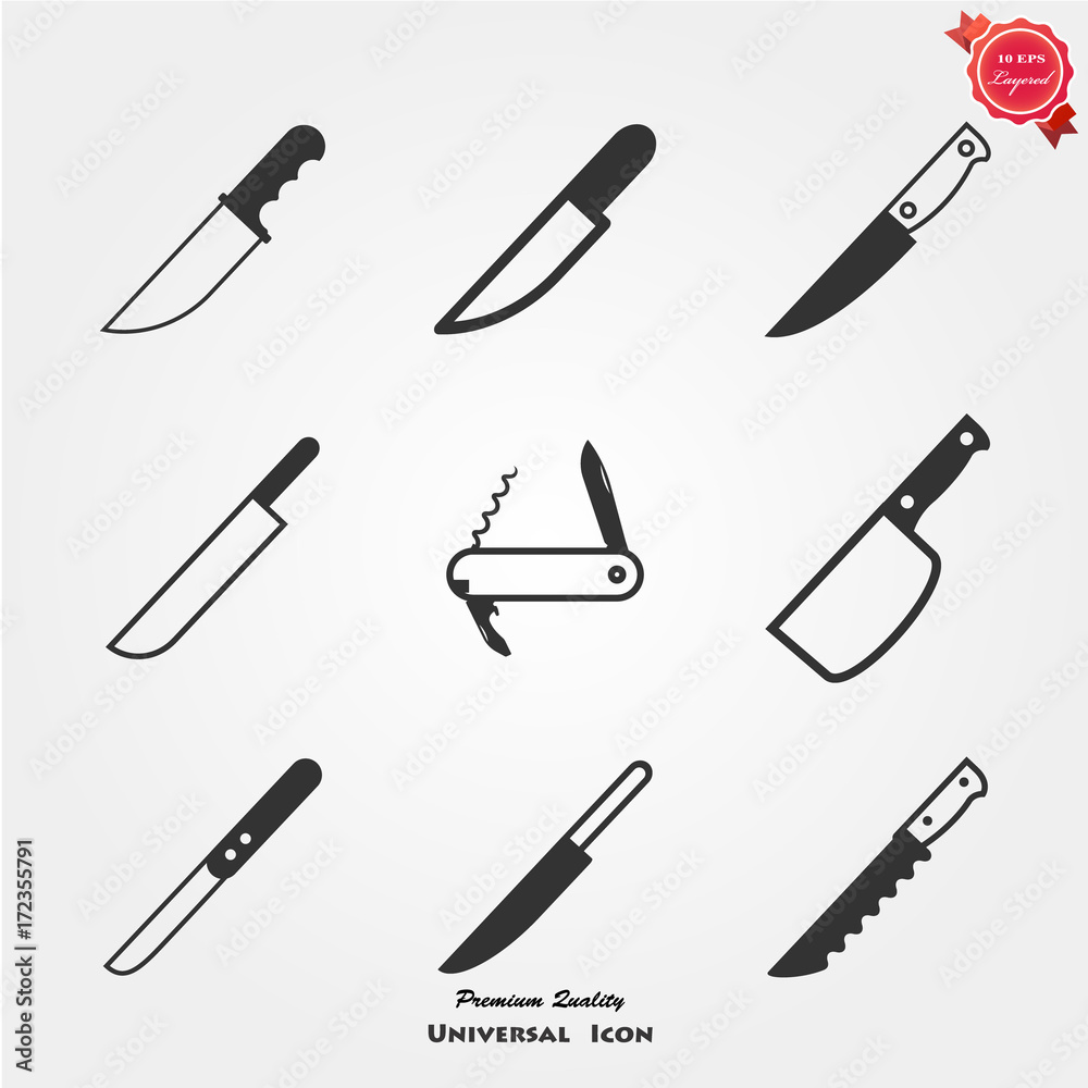 Knife icons
