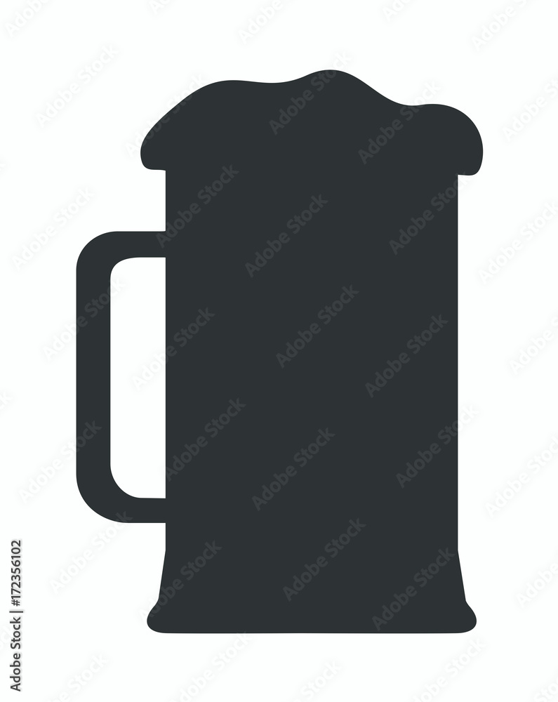 Beer Glass Silhouette