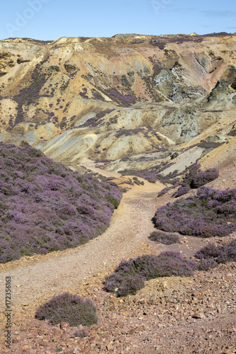 Parys Mountain Copper Mine; Amlwch; Anglesey; Wales photo