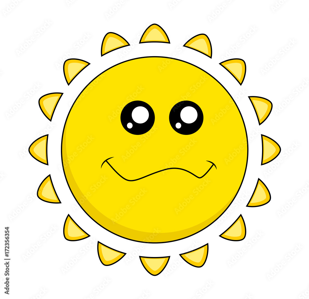 Sun Face Clip Art
