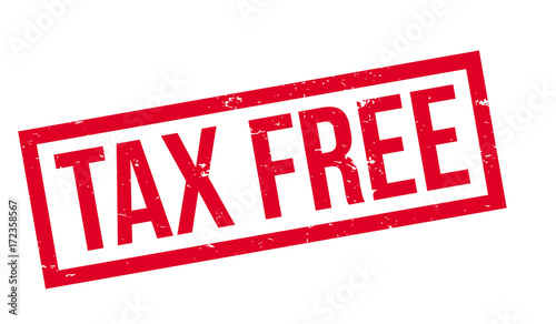 Tax Free rubber stamp. Grunge design with dust scratches. Effects can be easily removed for a clean, crisp look. Color is easily changed.