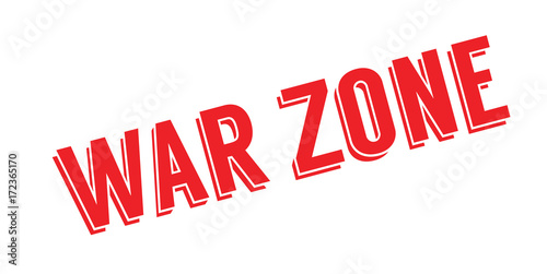 War Zone rubber stamp. Grunge design with dust scratches. Effects can be easily removed for a clean, crisp look. Color is easily changed.