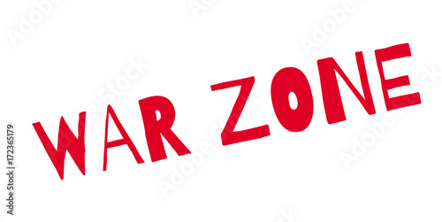 War Zone rubber stamp. Grunge design with dust scratches. Effects can be easily removed for a clean, crisp look. Color is easily changed.