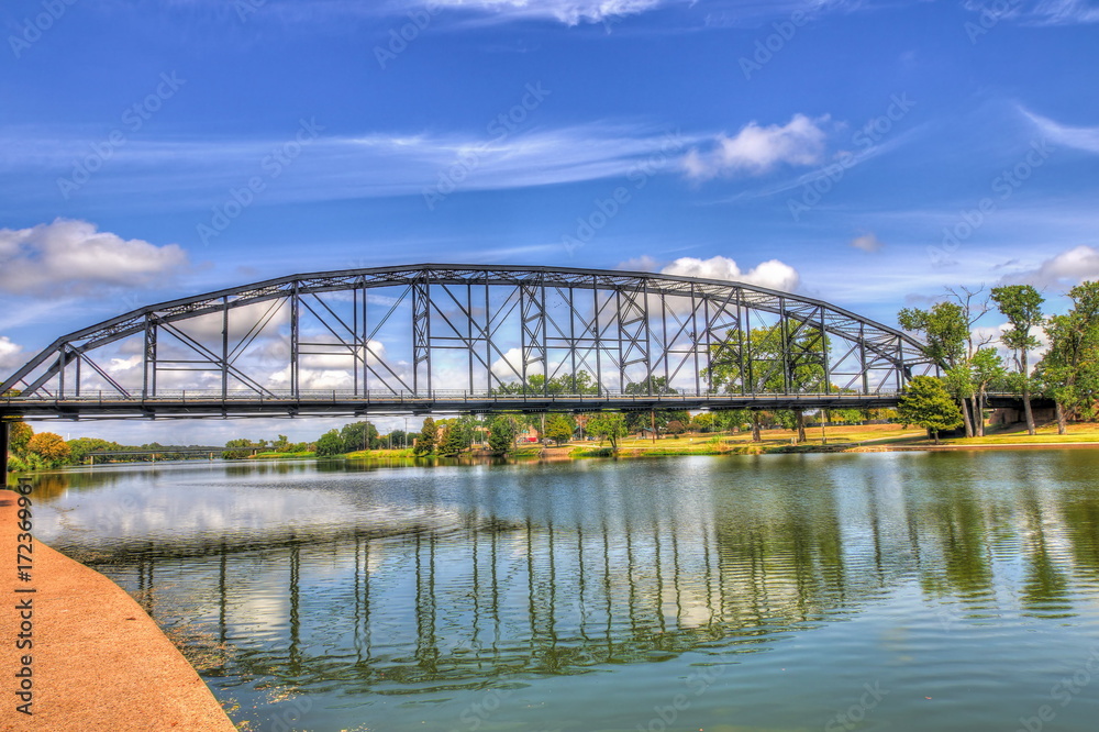 The Brazos River in Waco Texas