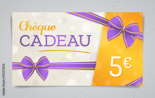 Chèque Cadeau - 5 euros
