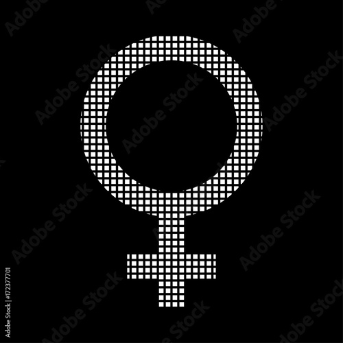 Pixel Icon - Symbol für Frau