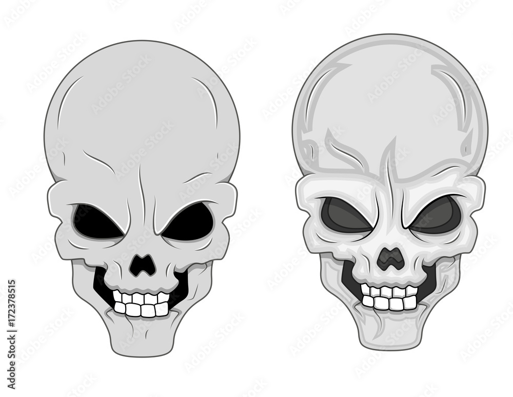 Scary Skull Vector